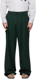 Kiko Kostadinov Green Andras Formal Trousers