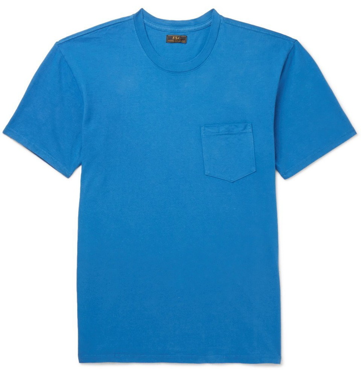Photo: Freemans Sporting Club - Cotton-Jersey T-Shirt - Men - Blue