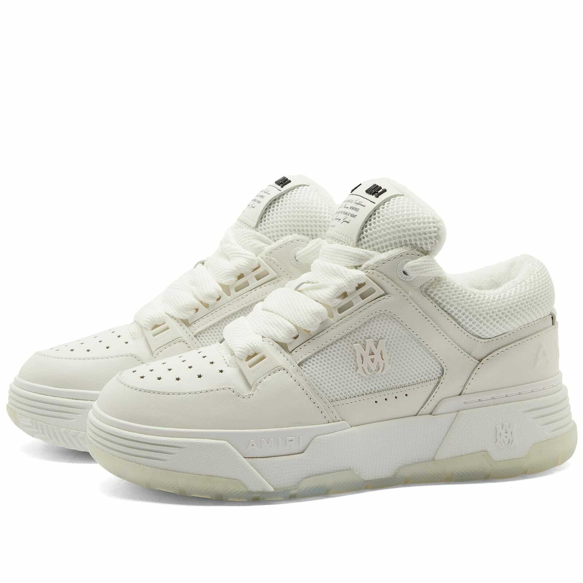 希少✨AMIRI スニーカー ホワイト 28cm AMIRI Women's MA-1 Sneakers in White Amiri