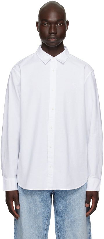 Photo: Calvin Klein White Embroidered Shirt