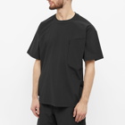 F/CE. Men's Side Pocket T-Shirt in Black