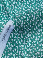 FERRAGAMO - Printed Silk-Twill Tie