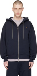 Vivienne Westwood Navy Rugged Hoodie