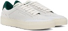 Common Projects Off-White & Green Tennis Pro Sneakers