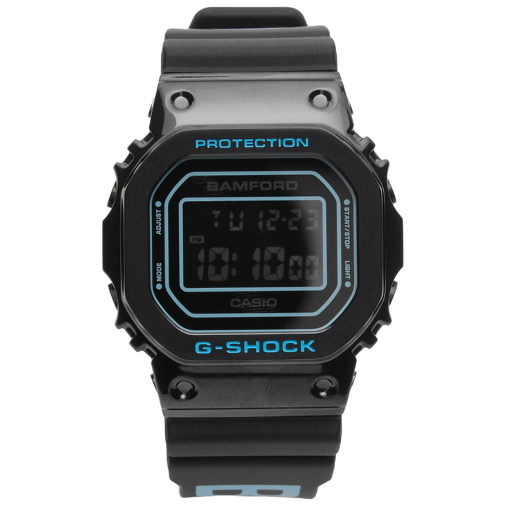 Photo: G-Shock x Bamford GM-5600BWD-1ER Watch in Black/Blue 