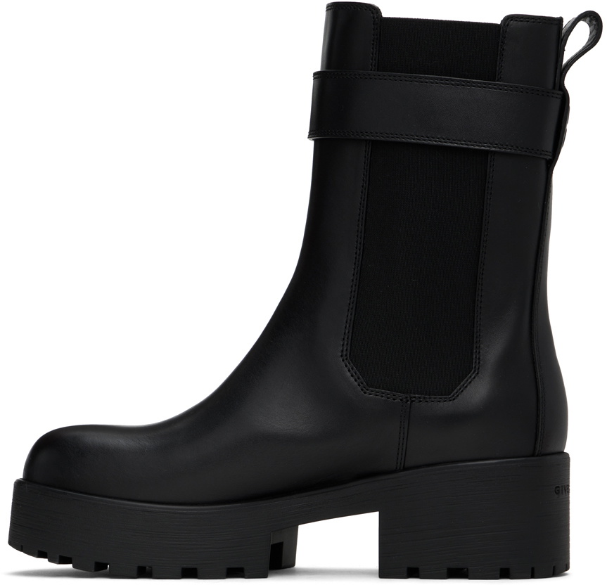 Givenchy Black Voyou Chelsea Boots