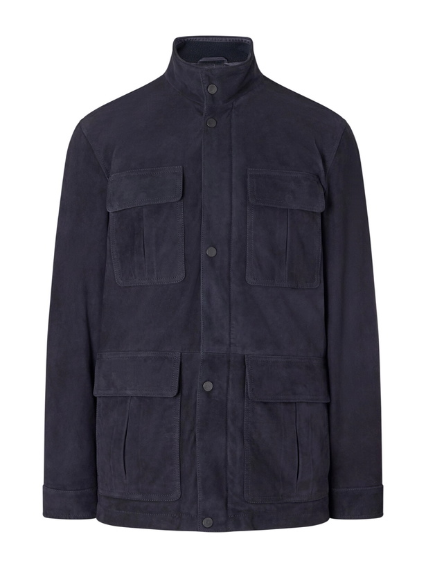 Photo: Valstar - Brera Suede Jacket - Blue