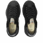 Maison MIHARA YASUHIRO Men's Blakey Low Original Shell Toe Canvas Sagara Sneakers in Black
