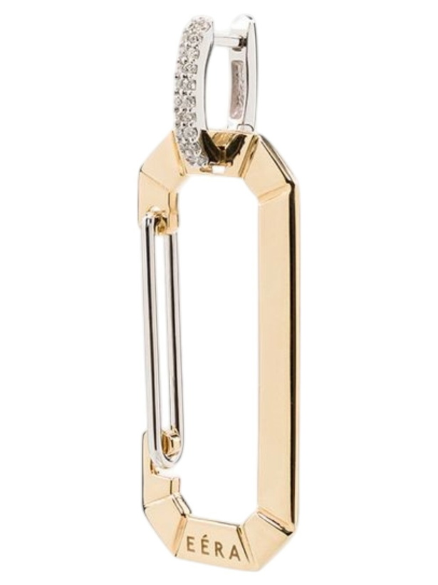 Photo: EÉRA 18K Yellow And White Gold Chiara Large Diamond Earring