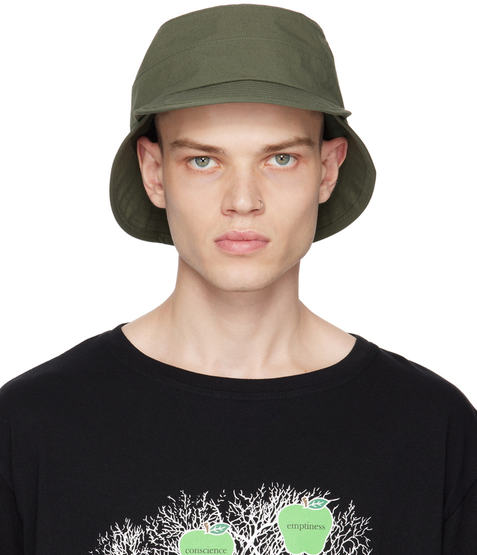 Undercover Black Twill Bucket Hat Undercover