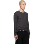 LEMAIRE Gray Long Sleeve Henley