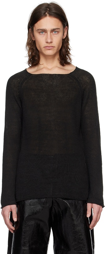 Photo: Gabriela Coll Garments Black No.246 Sweater