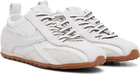 Alohas White Tb.304 Nylon Leather Sneakers