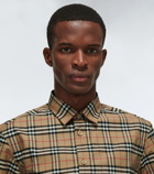Burberry - Simpson checked short-sleeved shirt