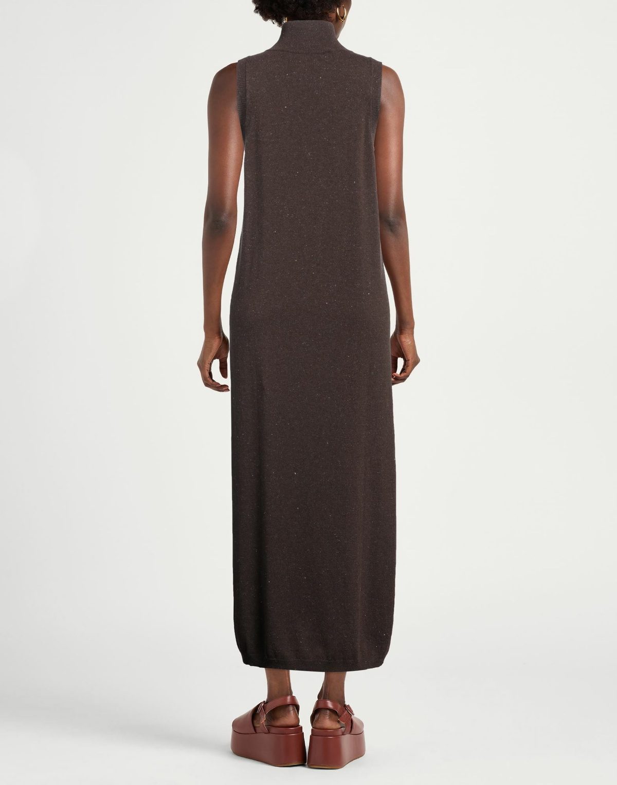 Peserico Womens Midi dress Dark in Brown