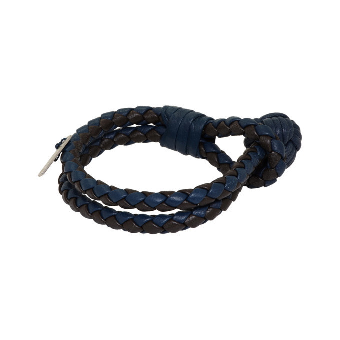 BOTTEGA VENETA Intrecciato Braided Nappa Leather Bracelet