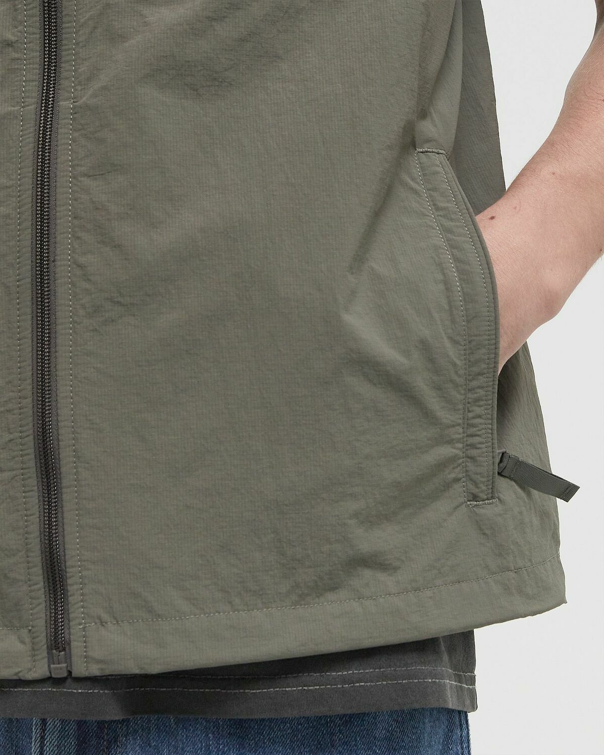 Thisisneverthat Nylon Sport Vest Green Men