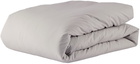 Tekla Grey Percale Duvet Cover, King