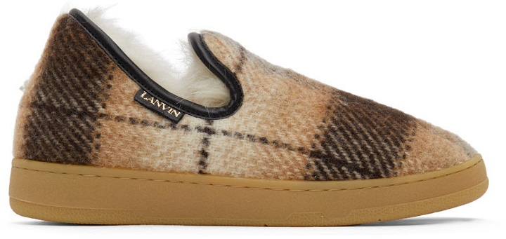 Photo: Lanvin Brown Cosy Slippers