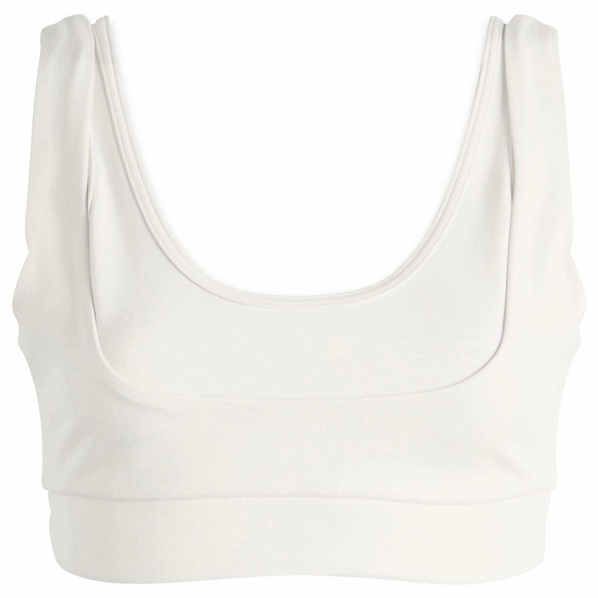 Nike Women's x SKIMS Matte Double Strap Scoop Bra in Ivory