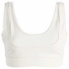 Nike Women's x SKIMS Matte Double Strap Scoop Bra in Ivory