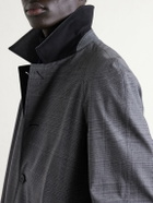 Burberry - Prince of Wales Checked Virgin Wool Car Coat - Gray
