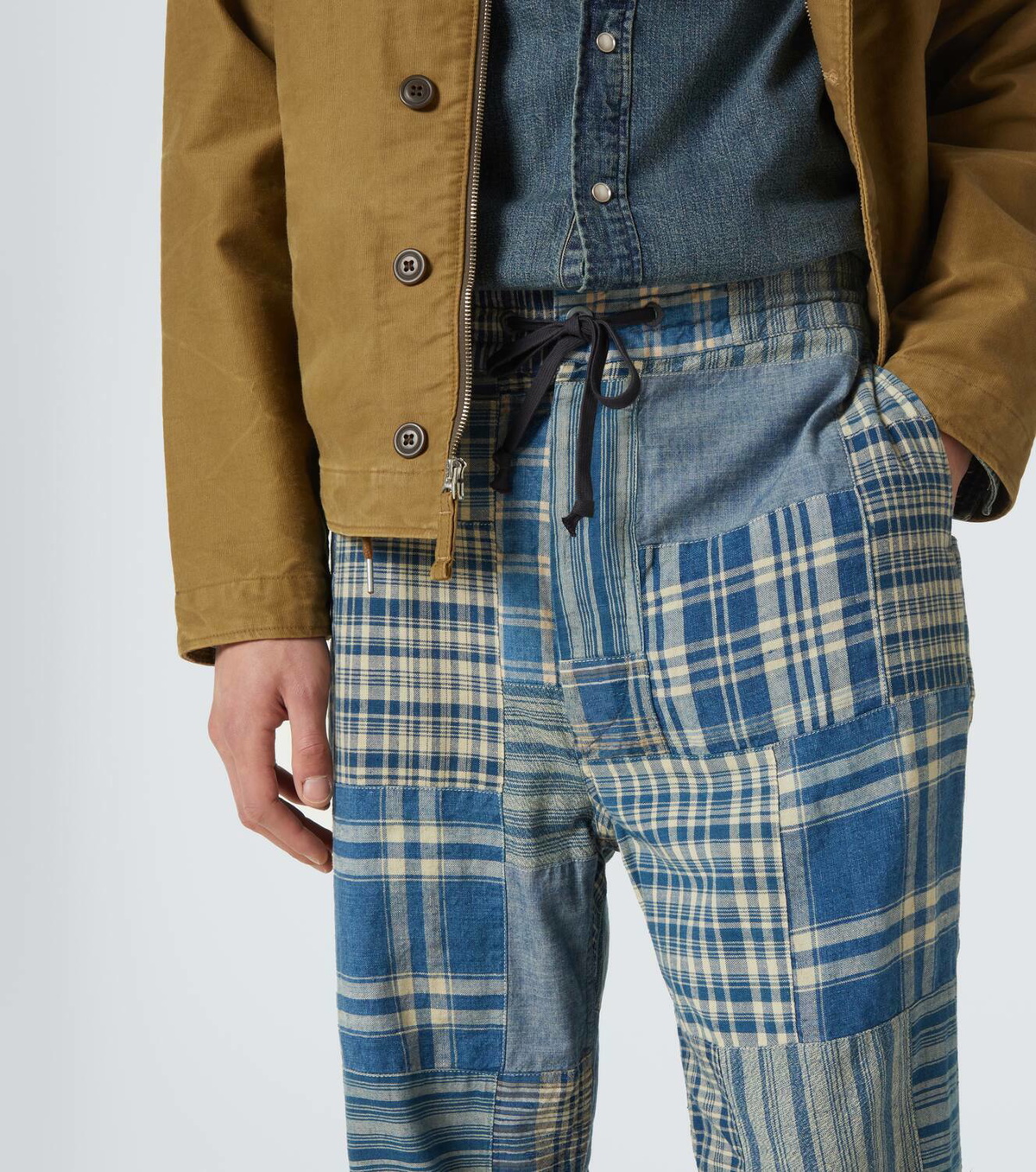 Patchwork Rrl RRL Patchwork cotton and linen pants RRL