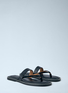 Dries Van Noten Leather Thong Sandals