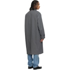 MM6 Maison Margiela Gray Spotlight Fading Coat