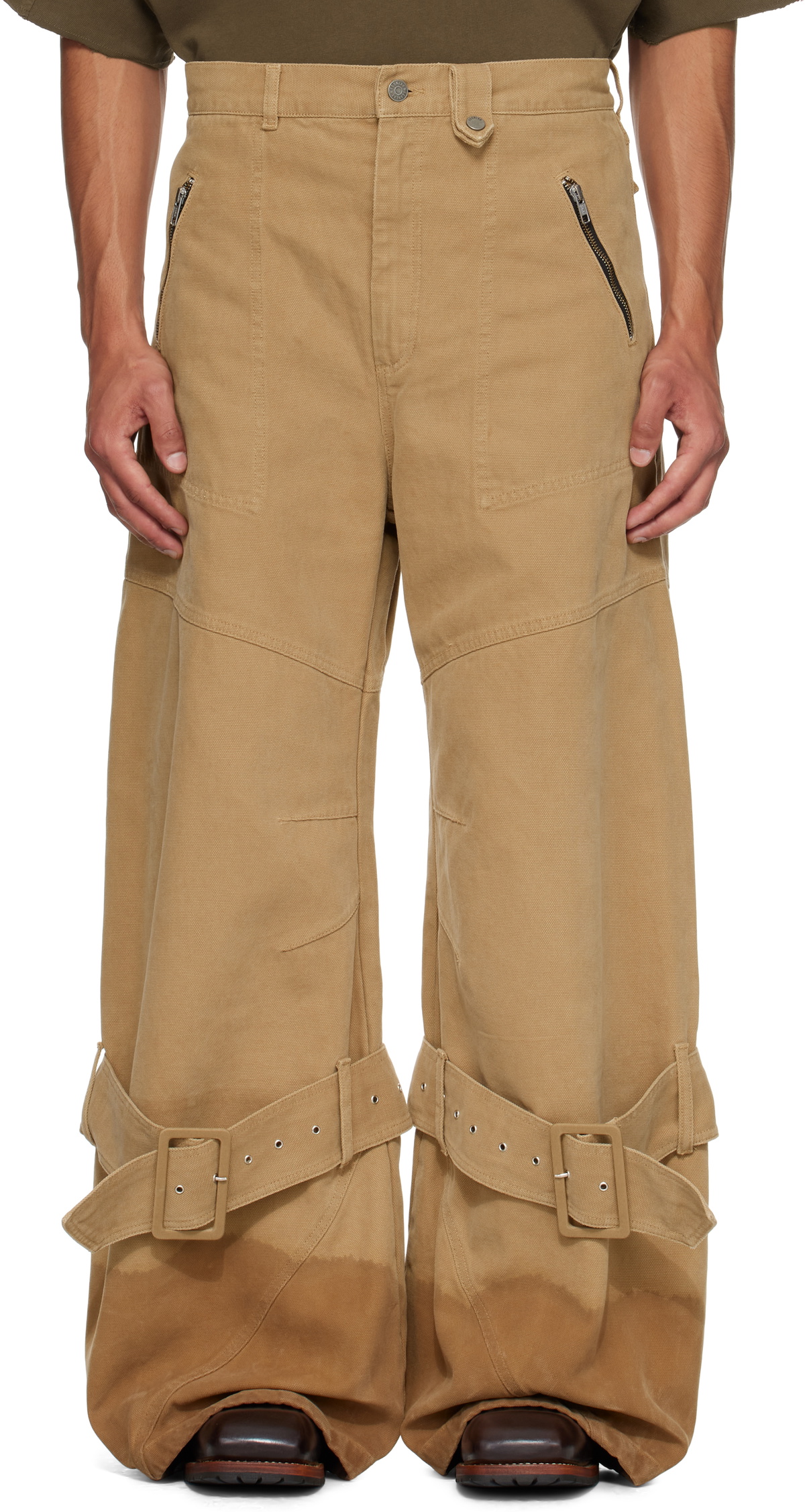 EGONlab Khaki Sami Trousers EGONlab