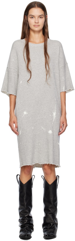 Photo: R13 Gray Grunge Minidress