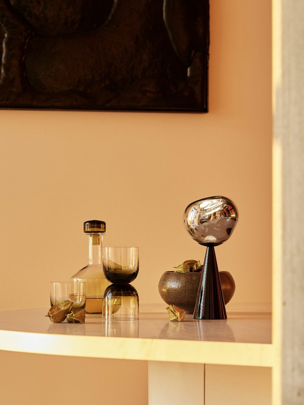 Tom Dixon Black Melt Portable LED Lamp