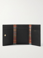 PAUL SMITH - Full-Grain Leather Trifold Wallet - Black