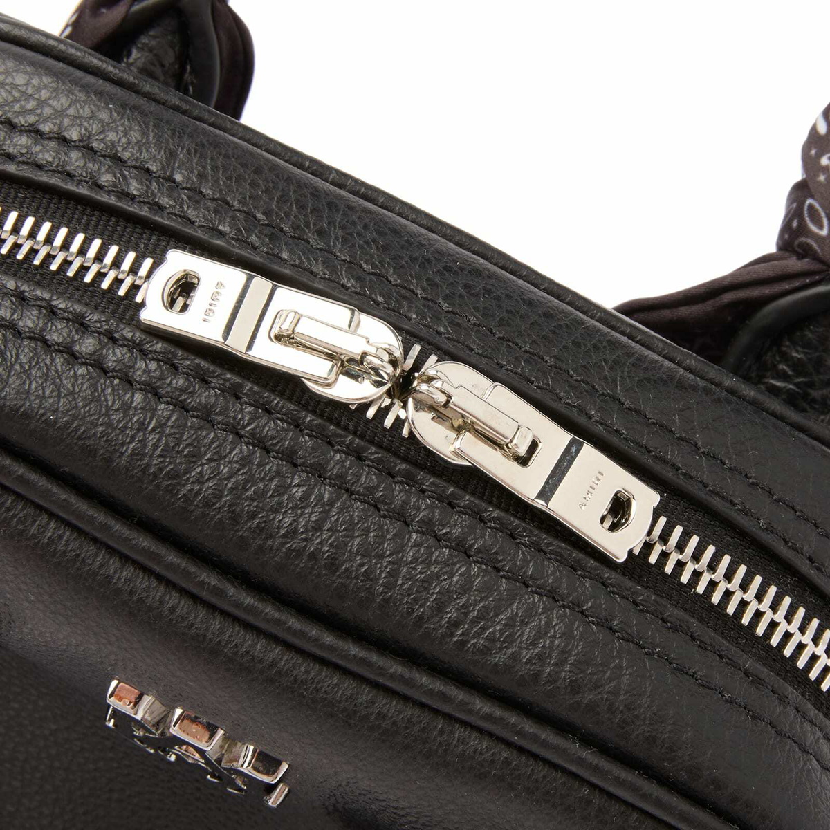 AMIRI Women's Micro Bowling Bag in Black 