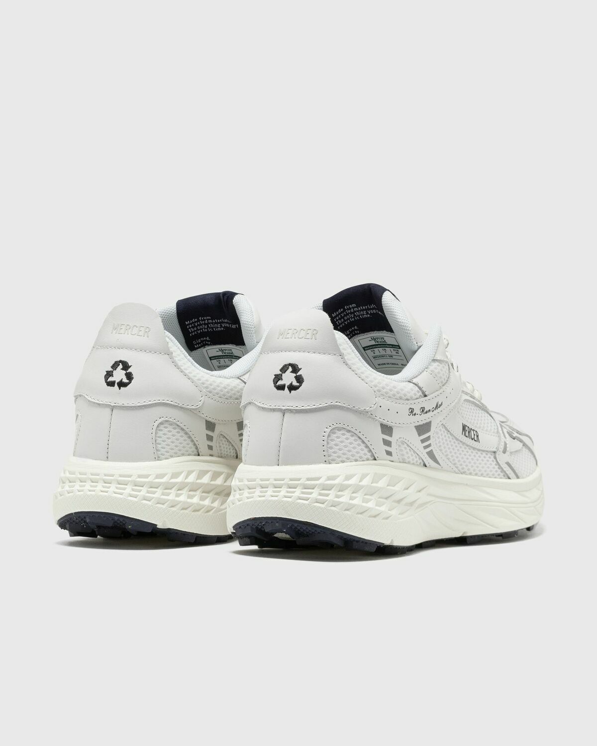 Mercer The Re Run Max Nappa White Lowtop