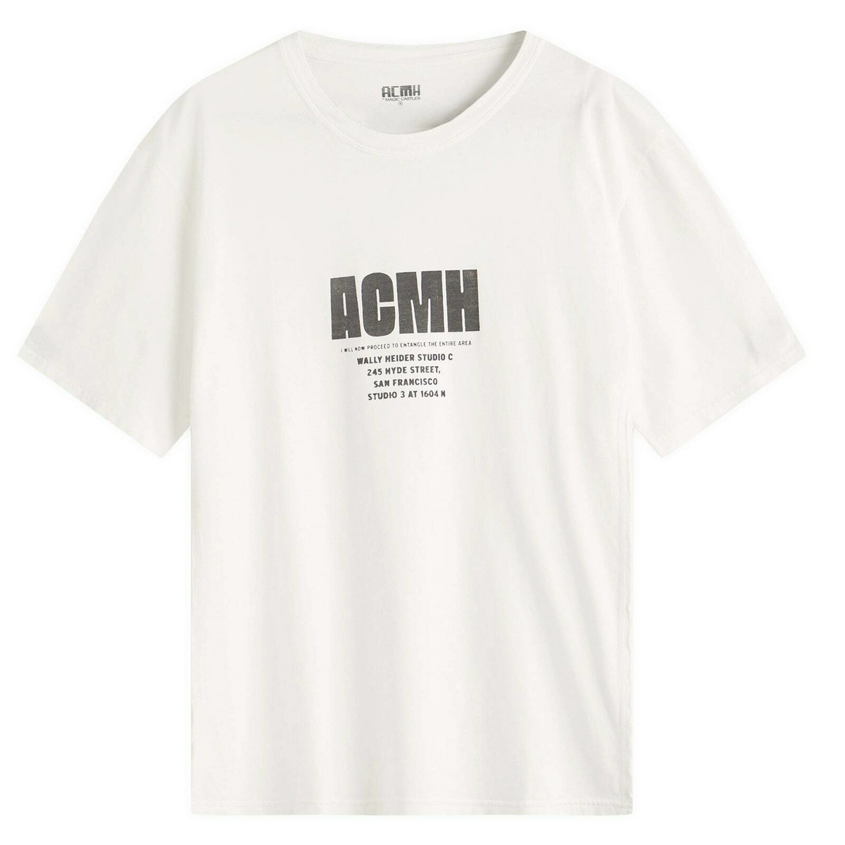 ACMH by Magic Castles Men's Printed T-Shirt in Off White ACMH by Magic ...