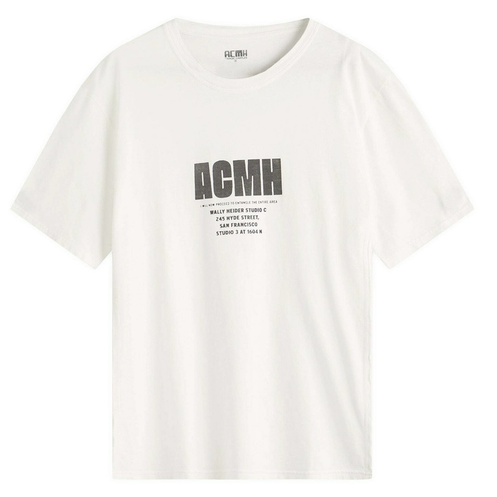 Photo: ACMH by Magic Castles Men's Printed T-Shirt in Off White