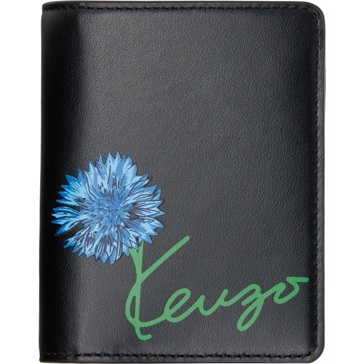 Photo: Kenzo Black Kenzo Paris 'KENZO Tulip' Bifold Wallet