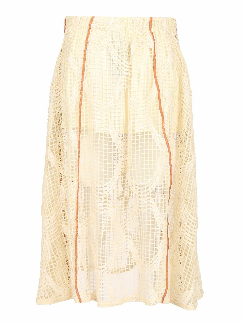 Durazzi Milano Mesh Midi Skirt