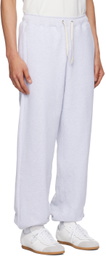 Recto Gray Embroidered Sweatpants