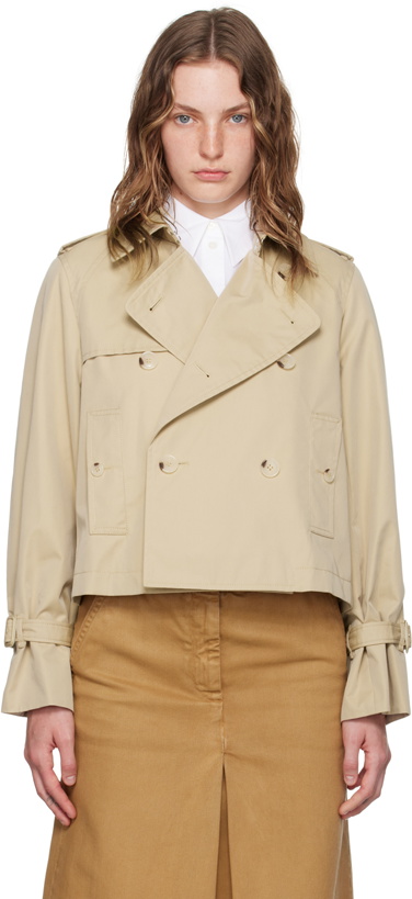 Photo: Kenzo Beige Kenzo Paris Short Trench Coat