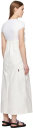 Gramicci White Cargo Pocket Dress