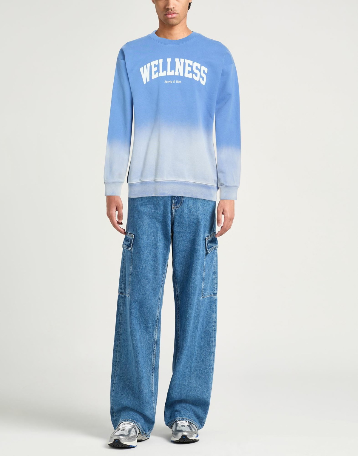 Sporty & Rich Mens Sweatshirt Azure