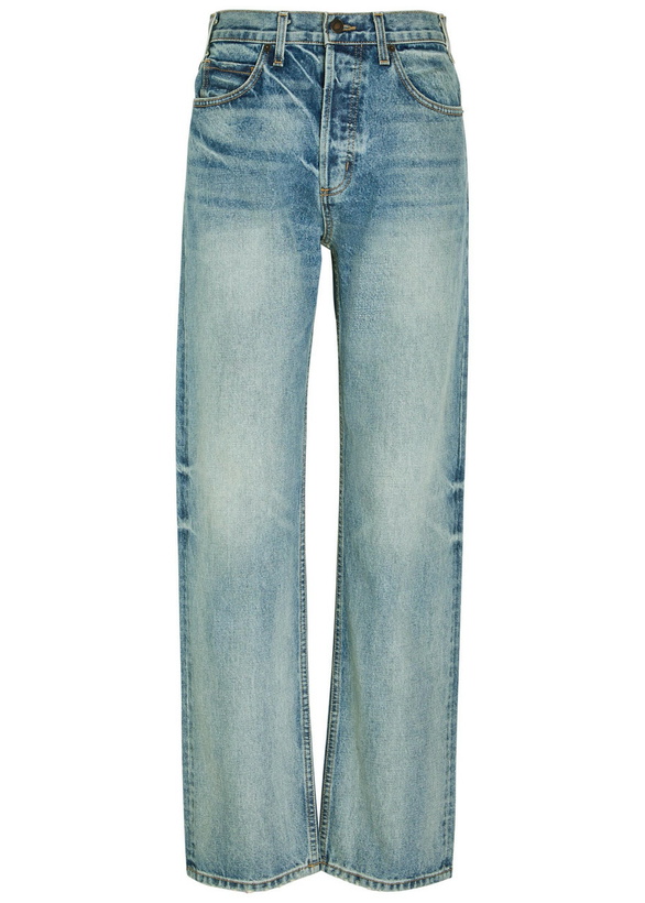 Photo: Nili Lotan Briana Straight-leg Jeans Light Blue