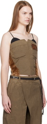 Andersson Bell Brown Trouser Custom Bustier Top