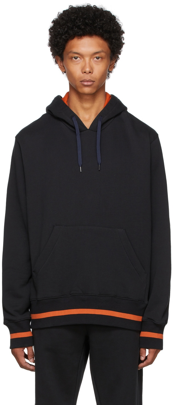 PS by Paul Smith Black Orange Happy Hoodie