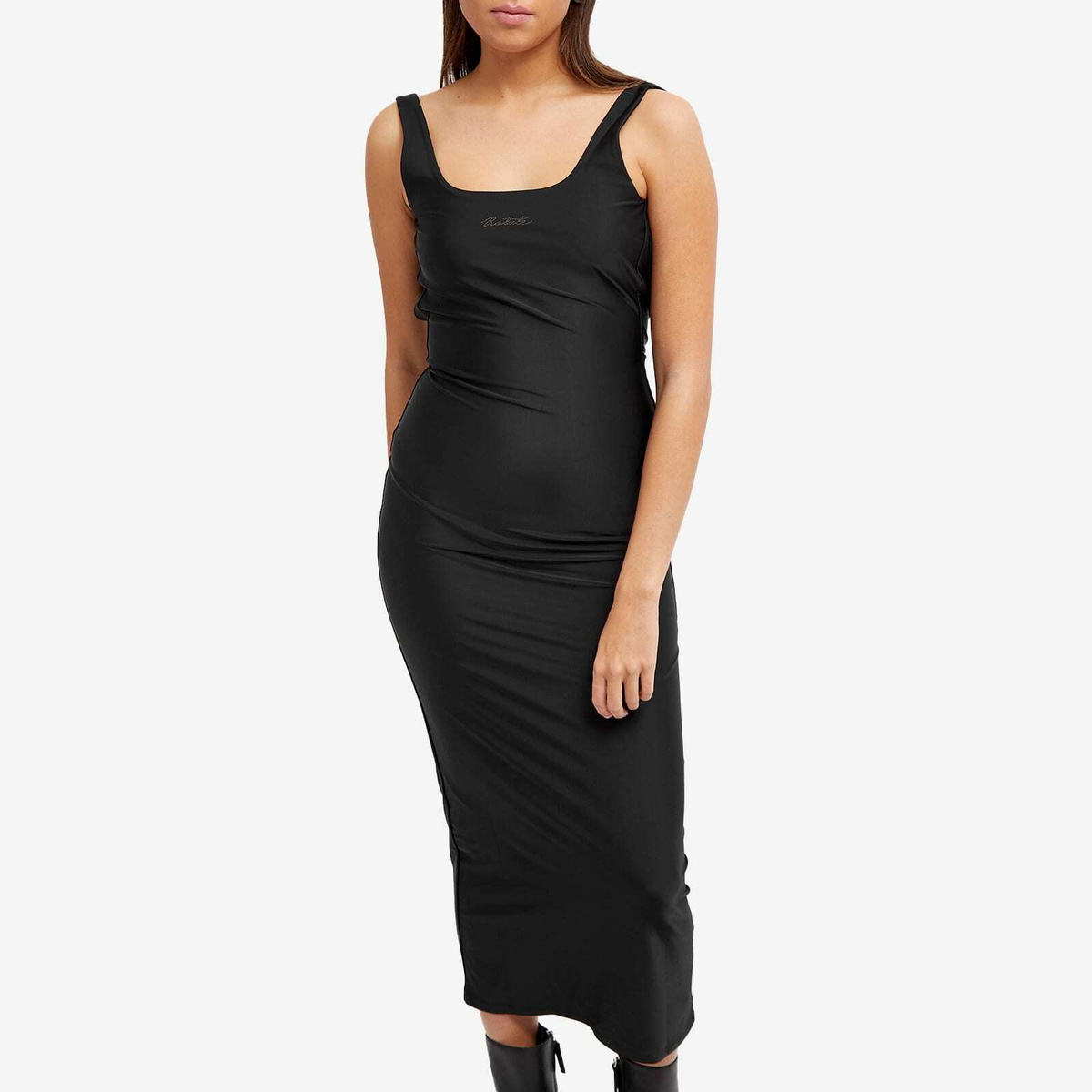 Rotate Women's Firm Midi Dress in Black