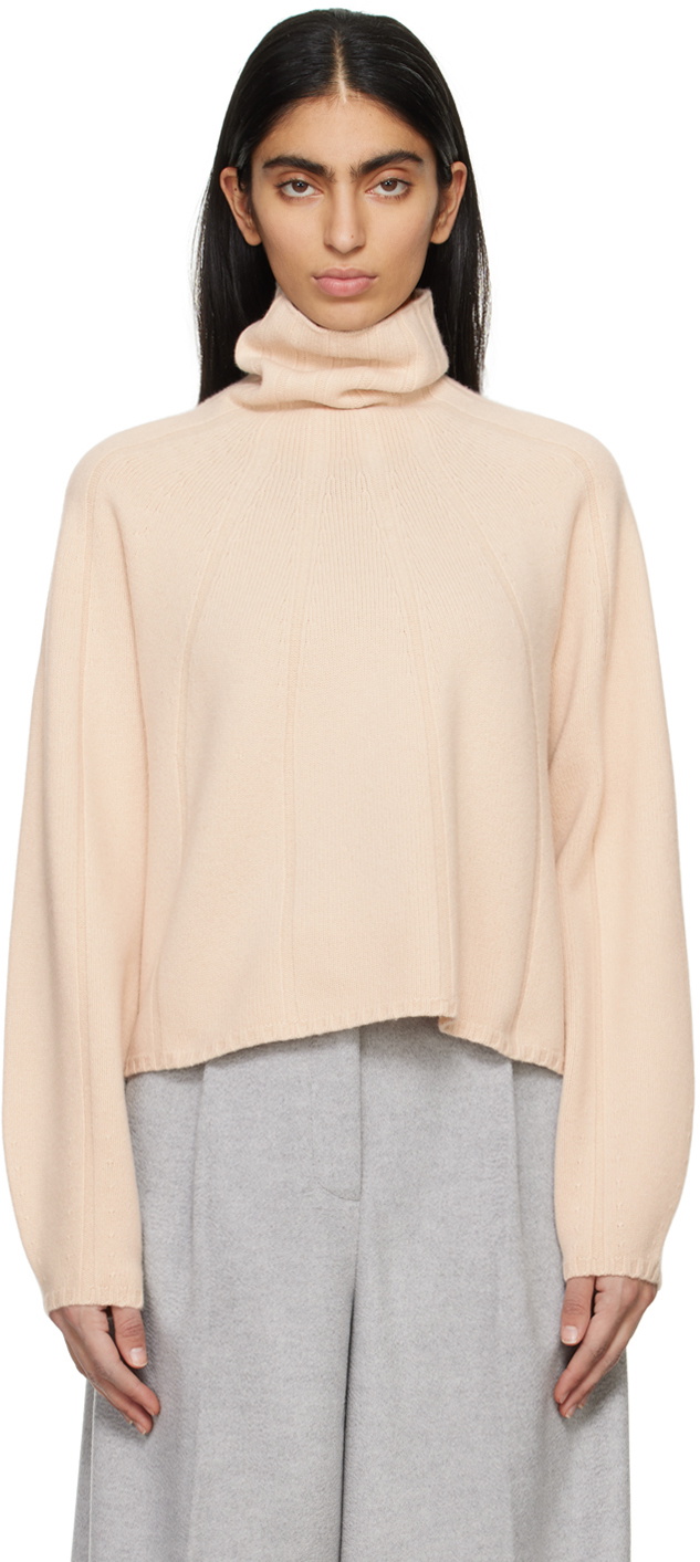 Joseph Beige Raglan Turtleneck
