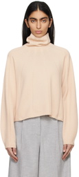 Joseph Beige Raglan Turtleneck