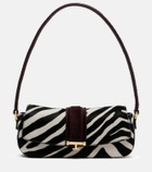 The New Arrivals Ilkyaz Ozel Zébrée.07 calf hair shoulder bag